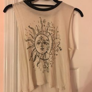 Star and Moon Muscle Tank